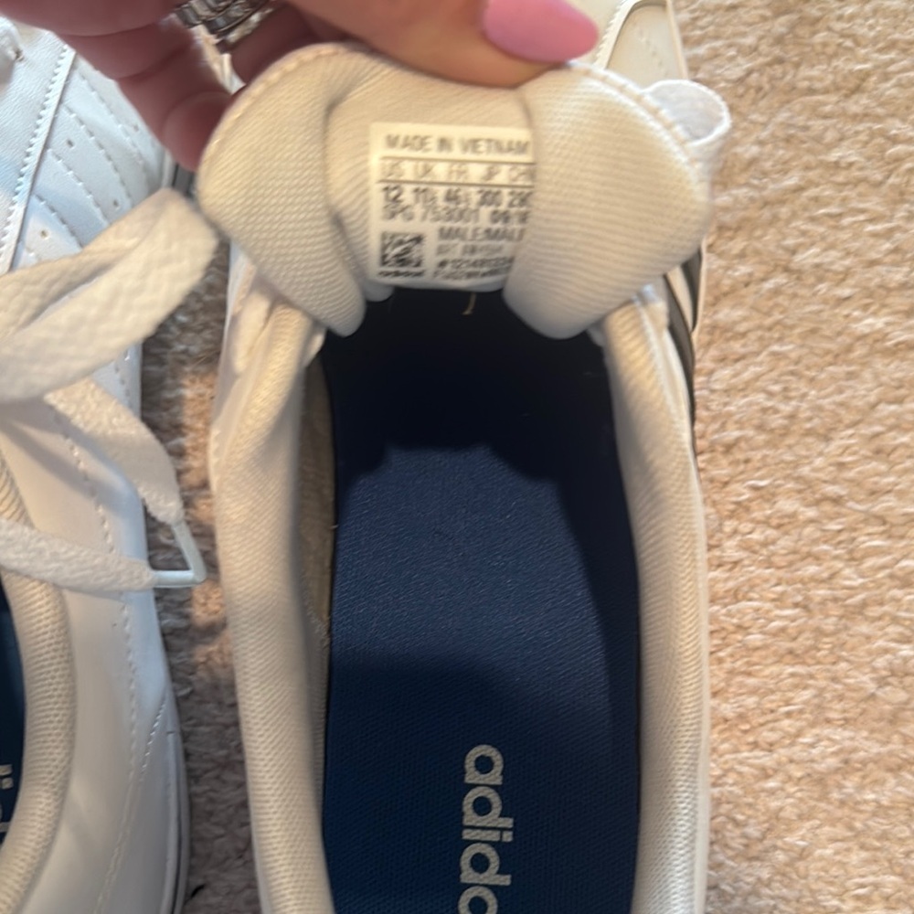 Adidas White and Black Classic Sneakers - Picture 7 of 7
